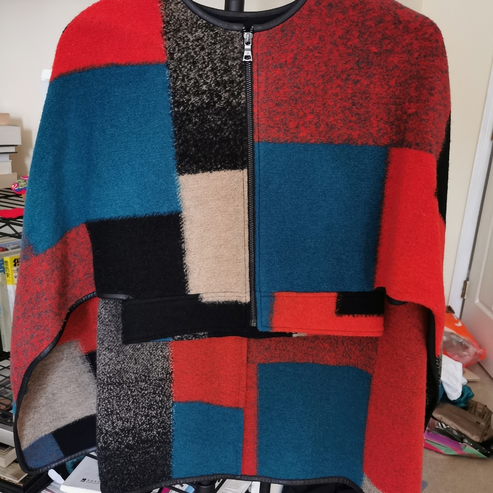 New BCBG cape jacket